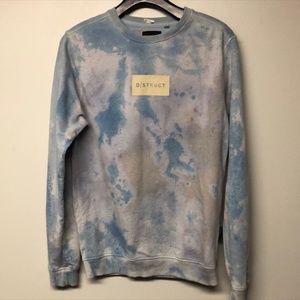 D/Struct Tie Dye Long Sleeve Crew Neck Sweater